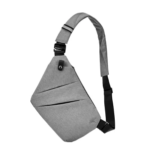 Men’s Anti Theft Chest Bag Unisex Multi Functional Crossbody Sling Bag for Travel