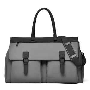 Men’s Anti Theft Fashion Gym Duffle Bag Waterproof Light Custom Outdoor Sport Travel Zipper PU