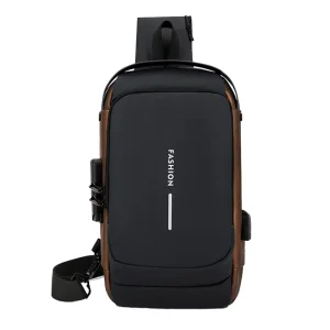 Men’s Anti Theft Pocket Tactical Chest Bag Outdoor Multifunctional Oxford Waterproof Single Shoulder Neoprene Zipper