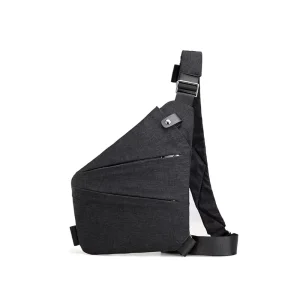Men’s Anti Theft Travel Bag Nylon Shoulder Strap Crossbody Bag