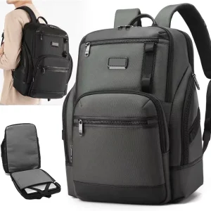 Men’s Backpack Business Commuting Backpack Large-Capacity USB Laptop Backpack for Business