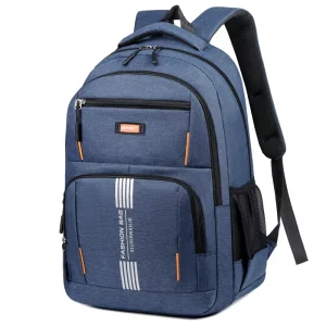 Men’s Backpack Casual Laptop Bag Waterproof and Wear-resistant Student Schoolbag