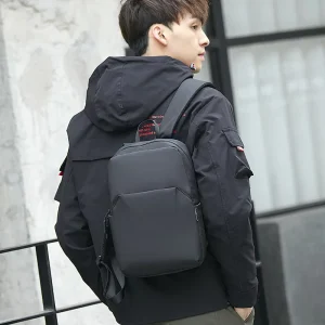 Men’s Backpack College Student School Bag Simple Youth Computer Bag