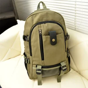 Men’s Backpack Fashion Casual Business Waterproof Travel Sports Canvas Backpack