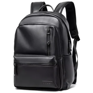 Men’s Backpack Large Capacity Travel Bag Fashionable Leather Men’s Laptop Bag