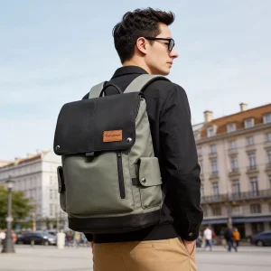 Men’s Backpack for Outdoor Travel Waterproof Convenient Large Capacity Anti Theft Shockproof Laptop Backpack Travel Bag