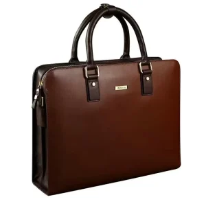 Men’s Bag Business Bag Men’s Handbag Cross Leather Briefcase Large Capacity Premium Cowhide Shoulder Bag