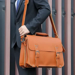 Men’s Bag Portable Business Shoulder Bag Messenger Bag Men’s Business Briefcase A4 Office Business Briefcases