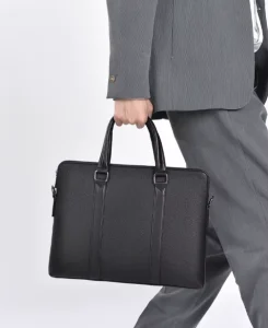 Men’s Bags PU Leather Men’s Handbags Double Waterproof Men’s Crossbody Shoulder Bag Briefcase Sacoche Homme