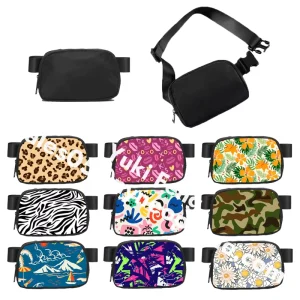 Men’s Belt Bags Neoprene Waterproof Chest Waist Bags