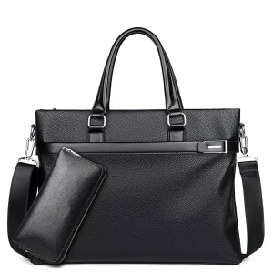 Men’s Briefcase for Work Commute Large Capacity Shoulder Bag New Style With High Quality Fabric Backpack