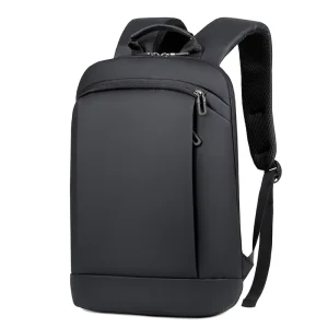 Men’s Business Backpack Nylon Breathable 20-35L Large Capacity Stylish Student Schoolbag Polyester Travel