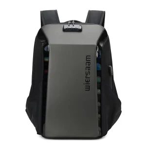 Men’s Business Backpack Waterproof Backpack Large Capacity for Business Trips, Multi-functional Password Anti-theft Computer Bag