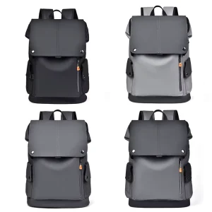Men’s Business Backpack Waterproof Large Capacity 20 35L Travel Computer Bag Zipper Air Cushion Strap Functional Polyester