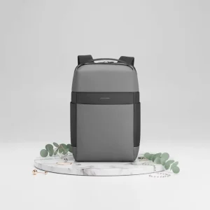 Men’s Business Backpack for Laptop Durable Microfiber Backpack Full Open Multiple Pockets Large Capacity Mochila