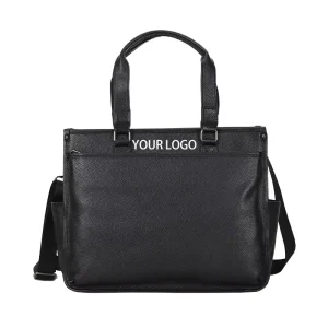 Men’s Business Briefcase Fashionable Small Logo Tote Computer Bag for Commuting and Travel Handbags for Men