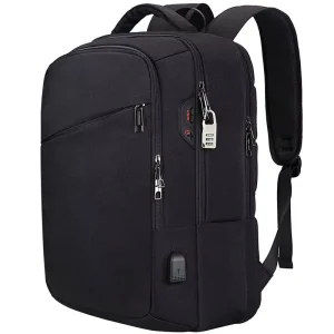 Men’s Business Casual Computer Bag College Student Oxford Cloth Backpack Breathable Waterproof 20-35L