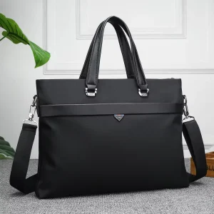 Men’s Business Casual Crossbody Briefcase Super Lightweight Large Capacity Fits 14-inch