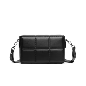 Men’s Business Casual Crossbody Shoulder Bag Summer Fashion Small Square PU Leather Bag New Style Soft and Stylish