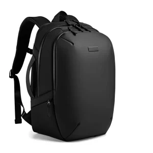Men’s Business Casual Outdoor Waterproof Large Capacity Computer Backpack Oxford Cloth PVC Air Cushion Strap Fits 15-inch Laptop