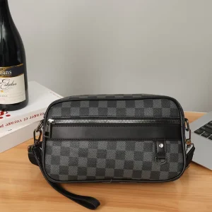 Men’s Business Cross body Bag with Zipper Closure Trendy Waterproof Design Casual & Versatile for All Occasions