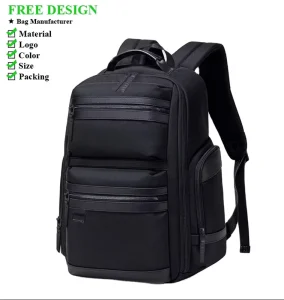 Men’s Business Double Shoulder Bag Stylish High end Travel Backpack with Large Capacity Water Resistant