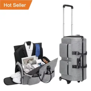 Men’s Business Foldable Travel Bag Short Travel Hand Bill Shoulder Waterproof Multi functional Suit Bag