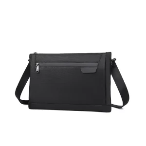 Men’s Business Laptop Tablet Clutch Crossbody Bag with Anti Theft Card Reader Large Capacity