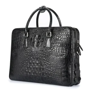Men’s Business Shoulder Bag Large Capacity Leather Briefcase Bag