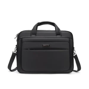 Men’s Business Soft Crossbody Laptop Bag 16 Inch Waterproof Lightweight Portable Multi-Compartment Shoulder Strap Work Travel