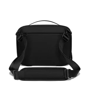 Men’s Business Travel Crossbody Backpack Satchel Breathable Waterproof Ultra Light Zipper Closure Model KB 24715