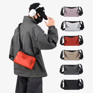 Men’s Business Travel Shoulder Bag Lightweight and Niche Casual Crossbody Bag Versatile and Fashionable Men’s Bag