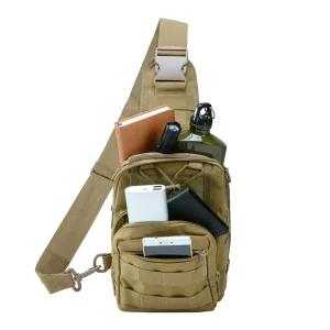 Men’s Camouflage Shoulder Bag Messenger Bag Outdoor Sports Tactical Chest Bag