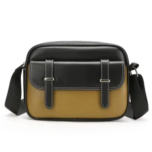 Men’s Casual Business PU Leather Crossbody Bag Designer Men’s Wallet Portable Mini Sports Trendy for Casual Business Use