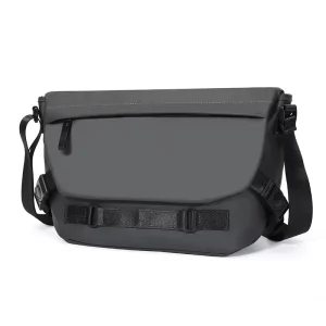 Men’s Casual Crossbody Shoulder Bag Nylon Polyester Waterproof Large Capacity Lightweight Single Strap for Travel