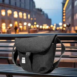 Men’s Casual Fashion Polyester Waterproof Crossbody Messenger Bag Custom Logo Decoration Order Quantity for Everyday