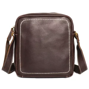 Men’s Casual Genuine Leather Soft Crossbody Shoulder Bag Messenger Tote Document Holder