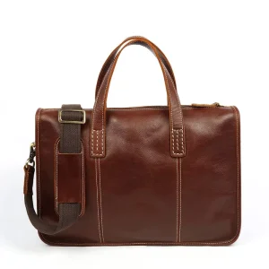 Men’s Casual Handbag Retro Messenger Bag Business Briefcase Leather Sling Bag Luxury Leather Bags