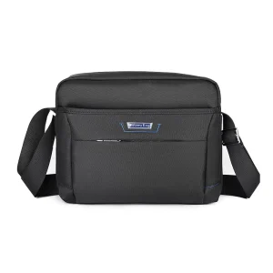 Men’s Casual Nylon Messenger Bag Lightweight Durable Waterproof Zipper Closure Business & Outdoor Use