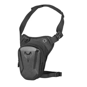 Men’s Casual Outdoor Riding Waist Leg Bag Waterproof EVA Cross Body Fanny Pack for Motorcycles