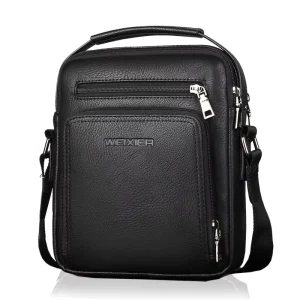 Men’s Casual PU Single Shoulder Bag Fashionable Casual Crossbody Handbag for Business Use