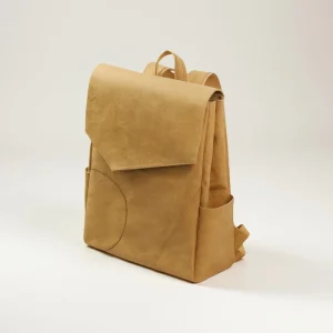 Men’s Casual Retro Backpack American Style Lightweight Double Shoulder Waterproof Sports Travel Bag with Cotton Lining