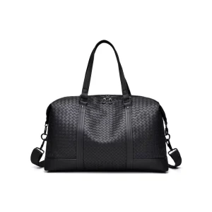 Men’s Casual Sports Backpack With Large Capacity Customizable Logo Soft PU Leather Business Travel Luggage Bag