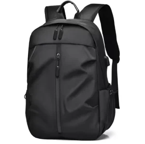 Men’s Casual Sports & Business Travel Backpack Comfortable Soft Laptop Shoulder Bag with Polyester Lining