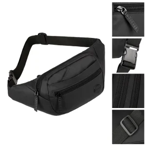 Men’s Casual Sports Outdoor Chest Bag Mobile Phone Waist Bag Large Capacity Versatile Single-shoulder Crossbody Bag