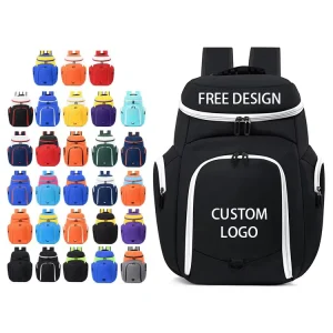 Men’s Casual Sports Travel Gym Football Bag Custom logo Basketball Bags Backpack Youth School Outdoor Soccer Team Bag Backpack