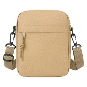 Men’s Casual Trend Small Backpack Mini Chest Bag with Light Hanging Feature Simple Shoulder Messenger Bag for Boys