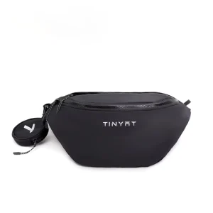 Men’s Casual Waist Bag with Mini Pouch Waterproof Nylon Fanny Pack
