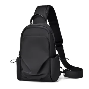 Men’s Chest Bag Backpack Shoulder Crossbody Bag Outdoor Travel Casual Oxford Wear resistant Waterproof Sling Bag