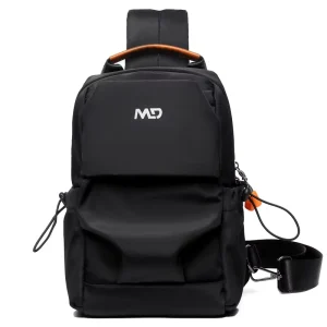 Men’s Chest Bag Canvas Anti Theft Sports Shoulder Backpack Trendy Large Capacity Breathable Durable Burden
